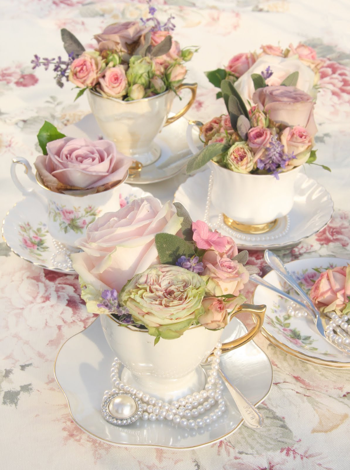 Tea Cup Party Ideas
 Life is What You Bake it Vintage Cake Cupcakes & Tea Cups
