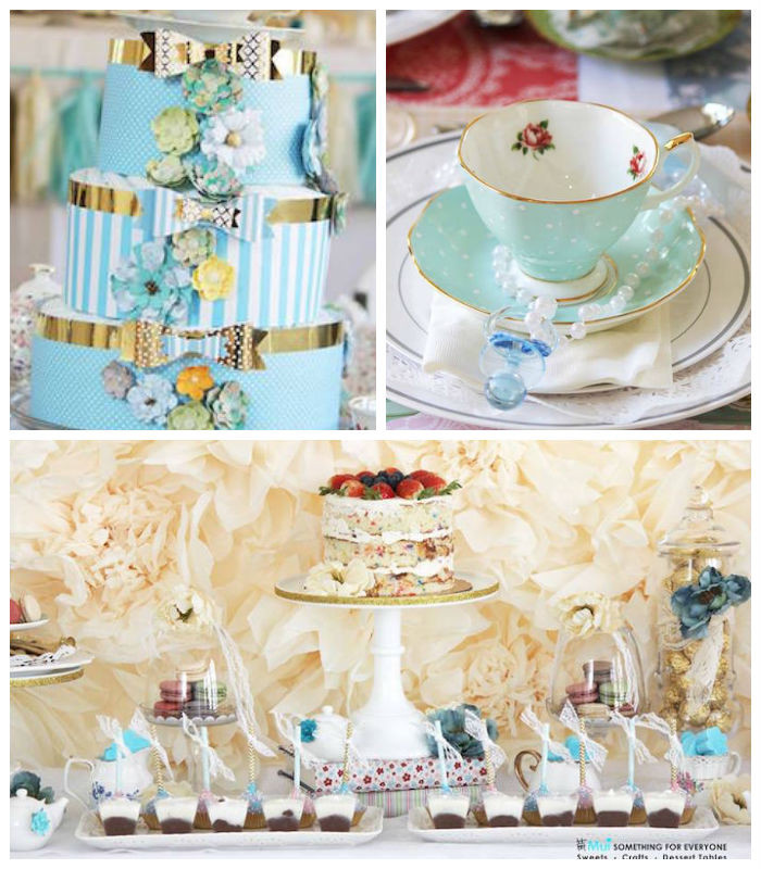Tea Party Baby Shower
 Kara s Party Ideas Baby Shower Tea Party