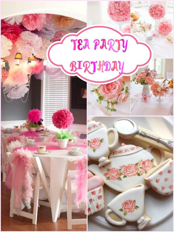 Tea Party Birthday Supplies
 Tea Party Birthday Party Ideas