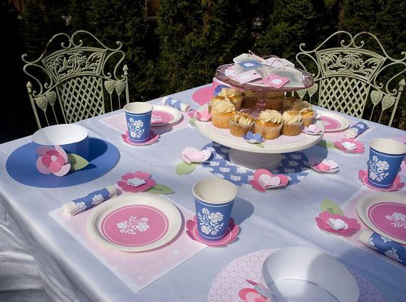 Tea Party Birthday Supplies
 Items similar to PRINTABLE Girls Tea Party on Etsy