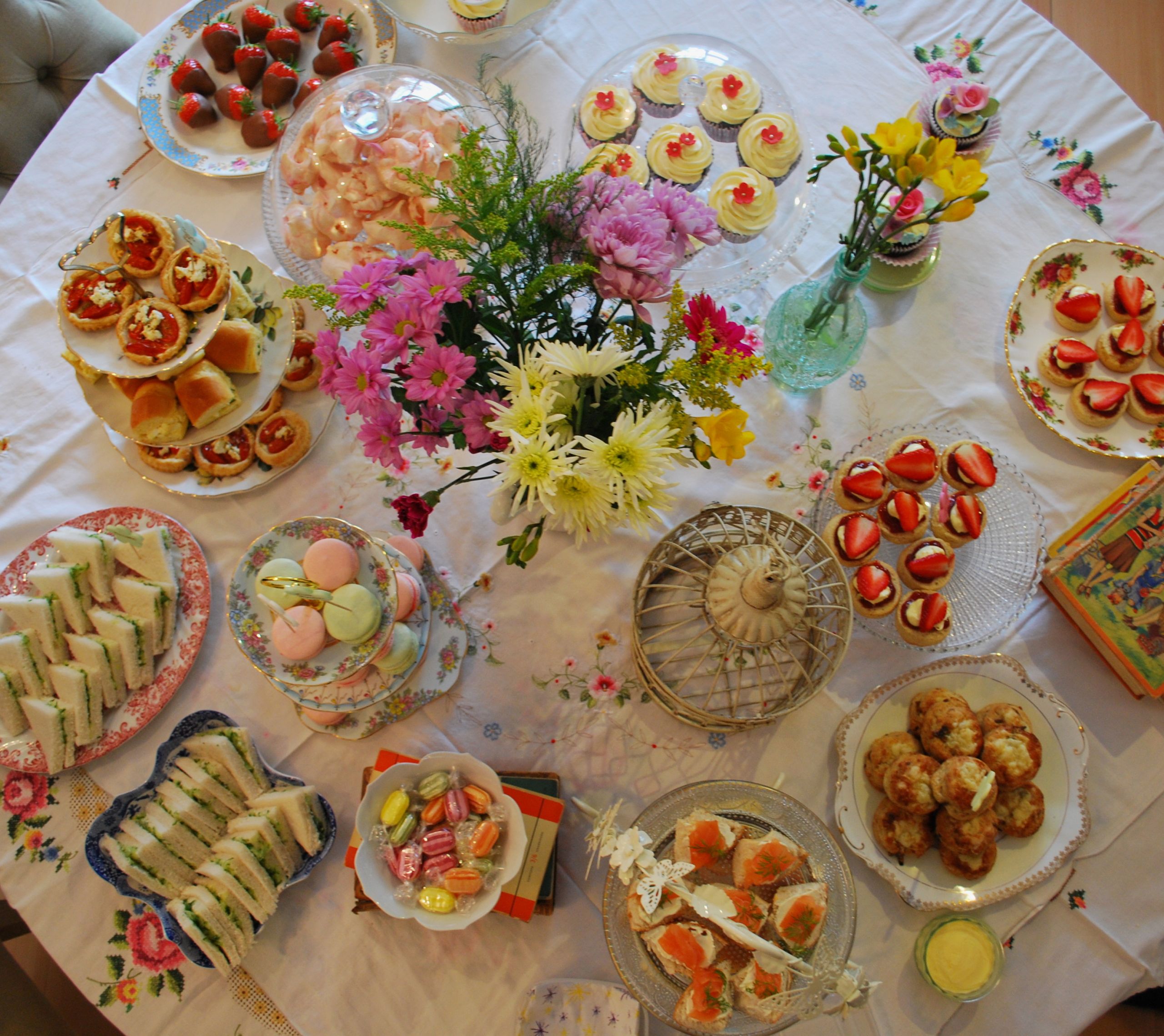 Tea Party Foods Ideas
 A Vintage Tea Party by Rose Apple Bakery