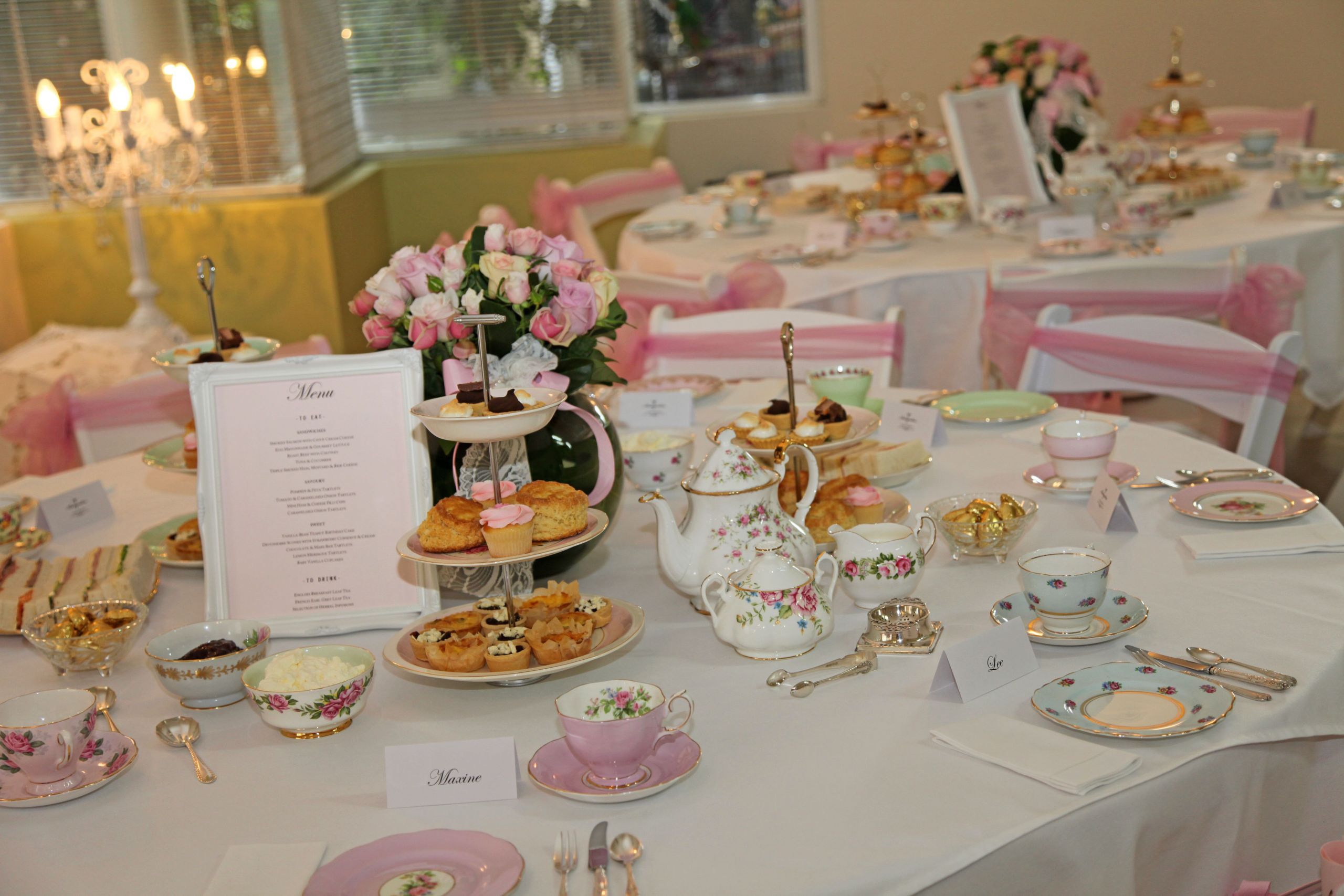 Tea Party Setup Ideas
 High Tea Wedding Reception