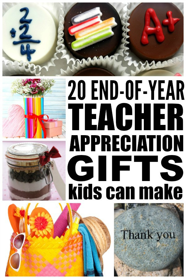 Teacher Thank You Gift Ideas
 20 DIY teacher appreciation ts kids can make
