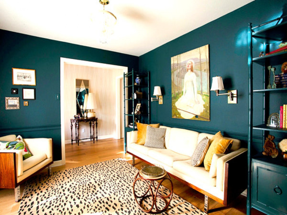 Teal Walls Living Room
 Teal room designs teal accent wall living room teal
