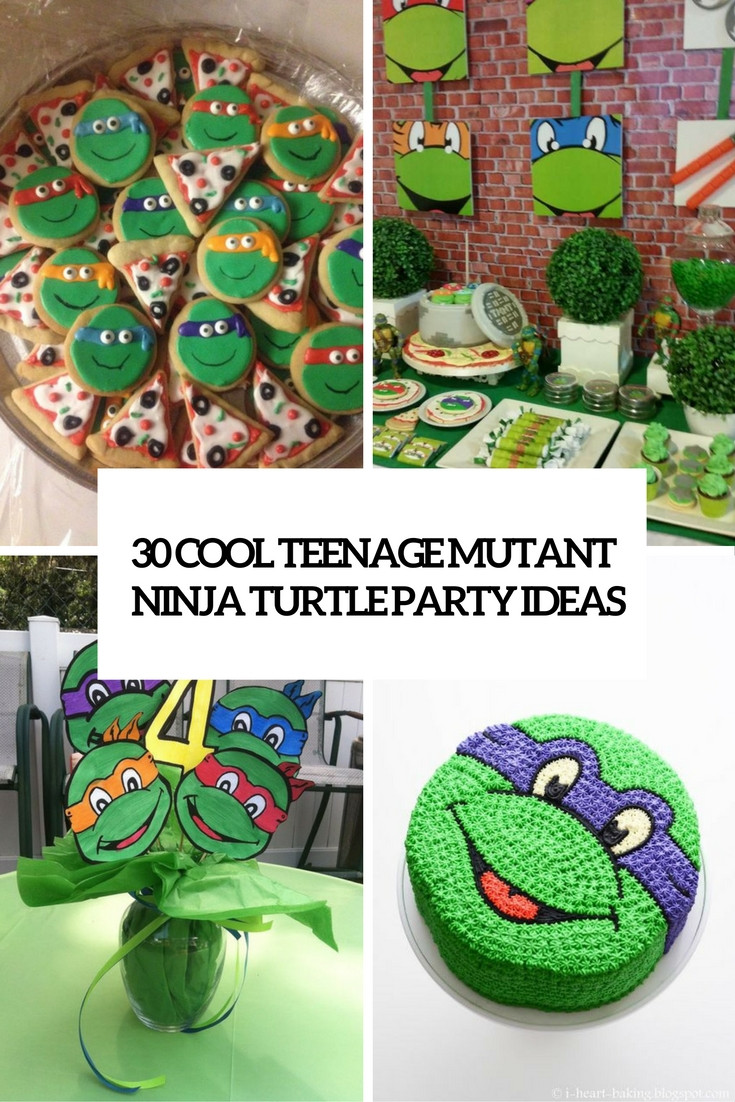 Teenage Mutant Ninja Turtle Birthday Party Ideas
 30 Cool Teenage Mutant Ninja Turtles Party Ideas Shelterness
