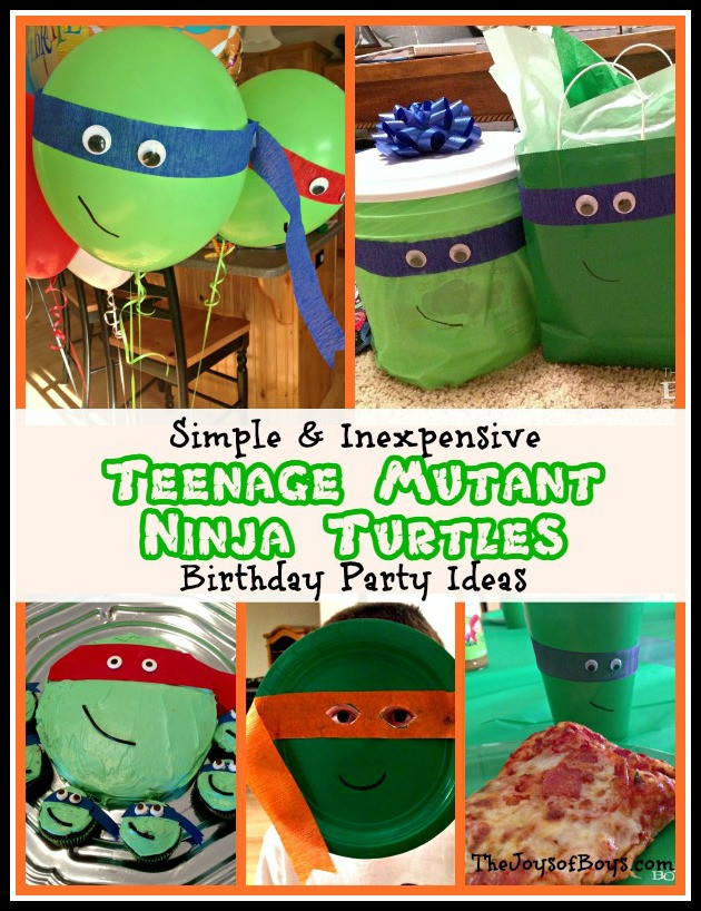 Teenage Mutant Ninja Turtle Birthday Party Ideas
 Teenage Mutant Ninja Turtles Food The Joys of Boys