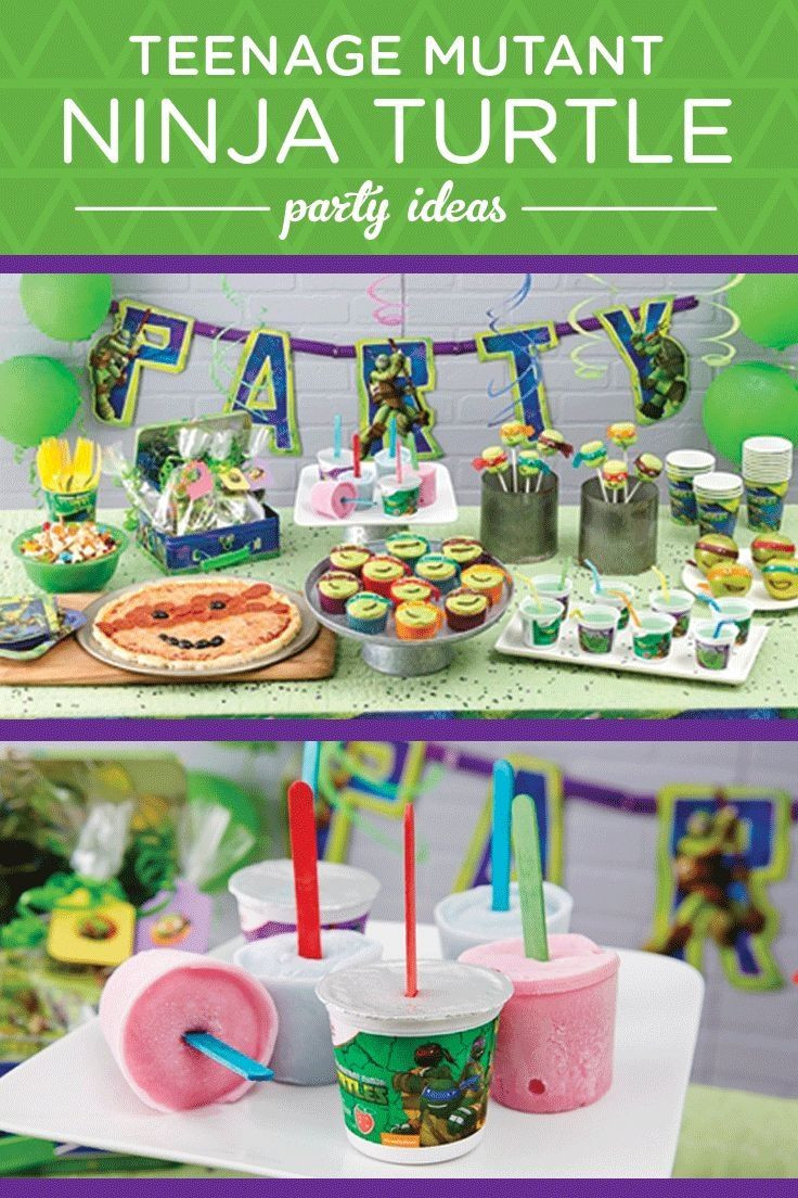 Teenage Mutant Ninja Turtle Birthday Party Ideas
 Teenage Mutant Ninja Turtles Party Theme s