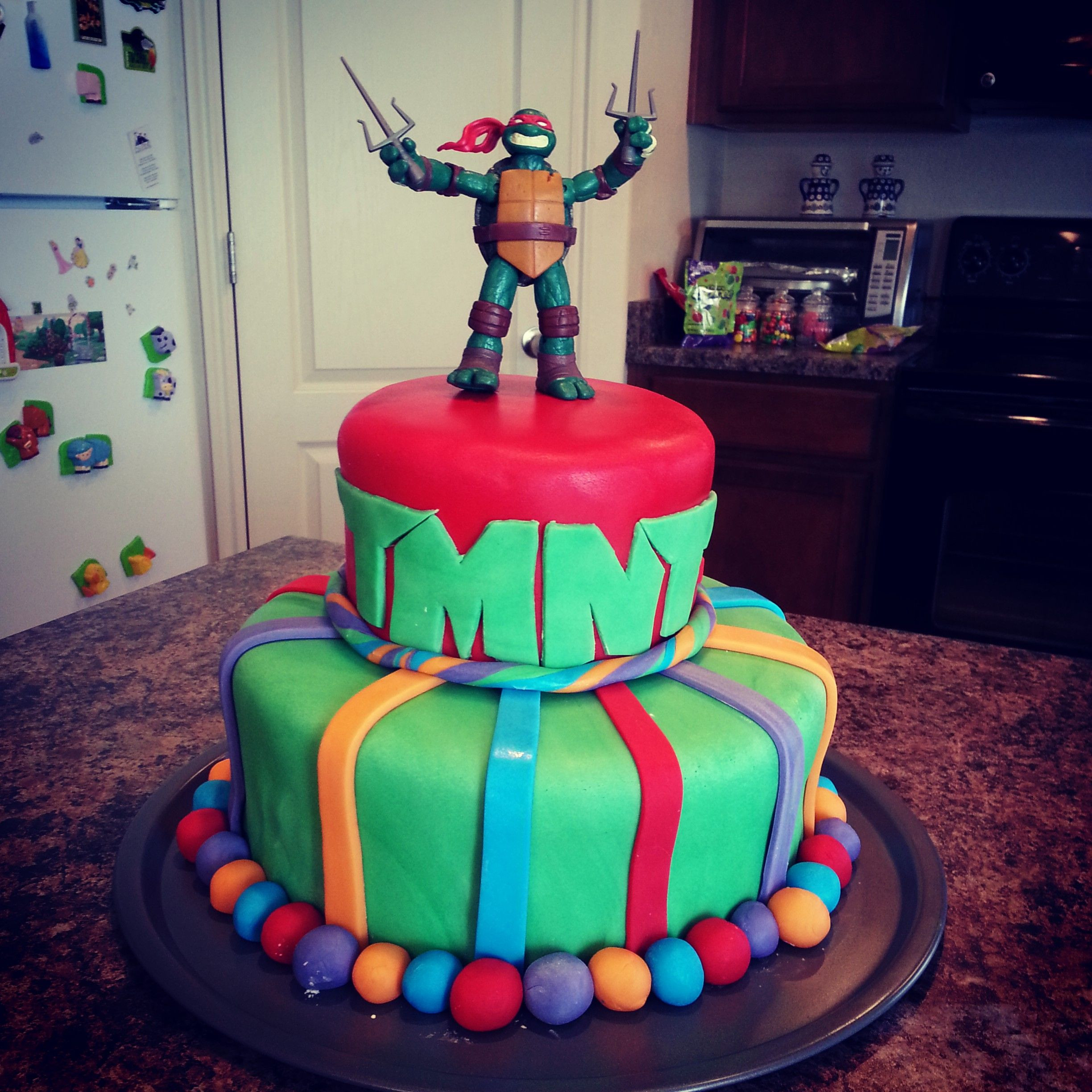 Teenage Mutant Ninja Turtles Birthday Cakes
 Teenage Mutant Ninja Turtle Birthday Cake fondant