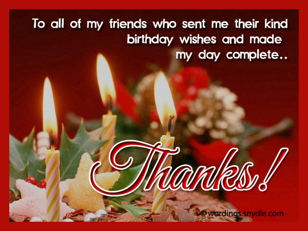 Thank You For All The Birthday Wishes Facebook
 How To Say Thank You For Birthday Wishes – Wordings and