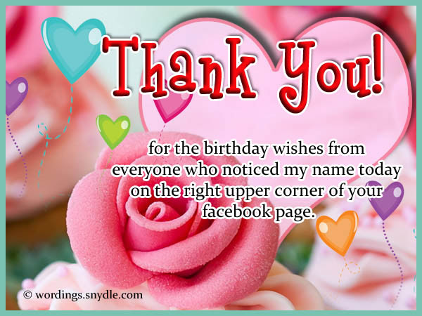 Thank You For All The Birthday Wishes Facebook
 43 Best Thank You Messages For Birthday Wishes In Marathi