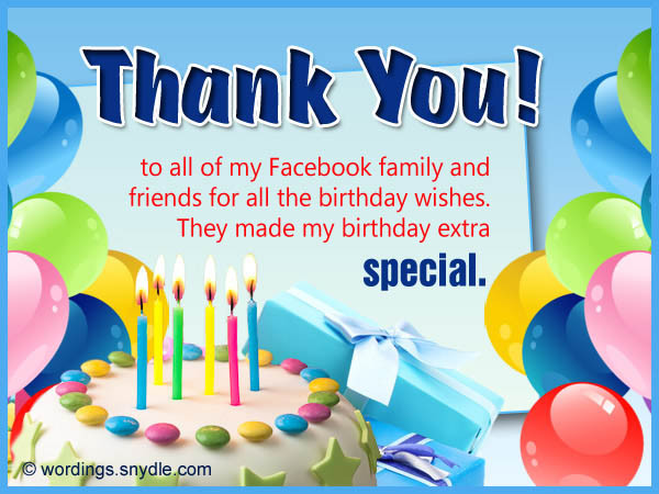 Thank You For All The Birthday Wishes Facebook
 Birthday wishes Quotes for birthday wishes and Quotes for