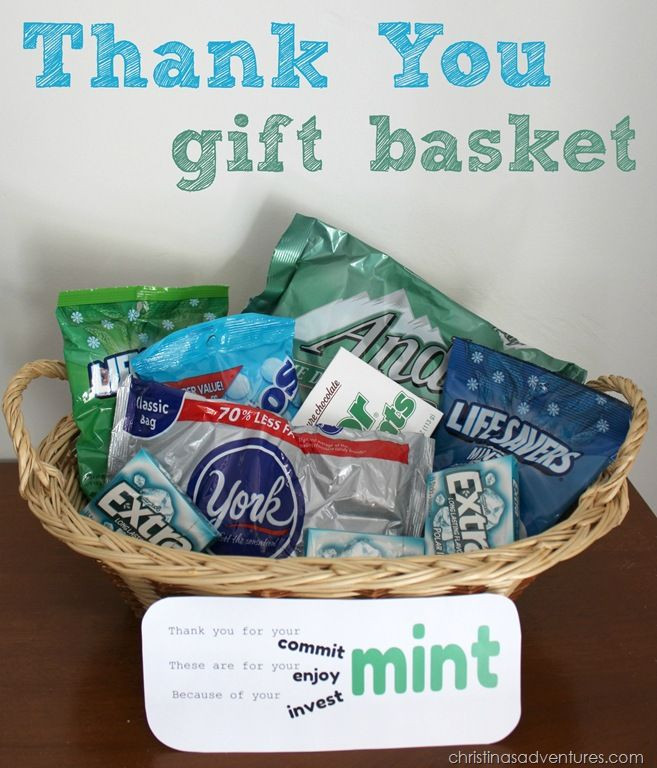 Thank You Gift Basket Ideas
 Thank you t basket
