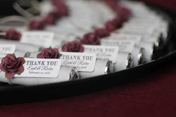 Thank You Gift Ideas For Graduation Party
 burgundy wedding favors wedding favors graduation party