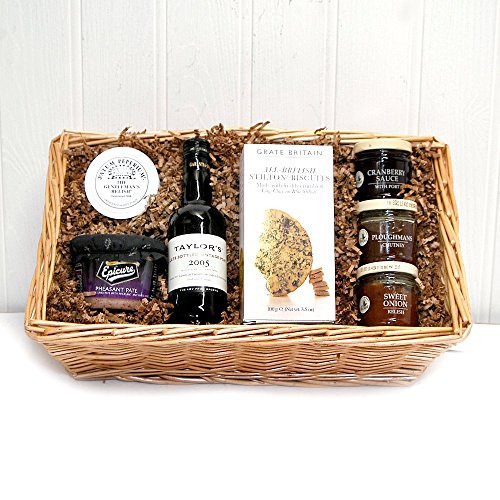 Thank You Gift Ideas For Men
 Port & Stilton Biscuits Gents Gift Tray by Fine Food Store
