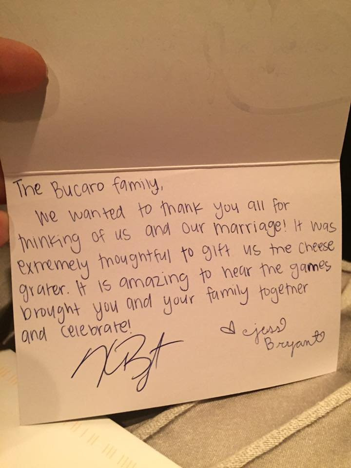 Thank You Notes For Wedding Gifts
 Kris Bryant sending thank you notes to Cubs fans who sent