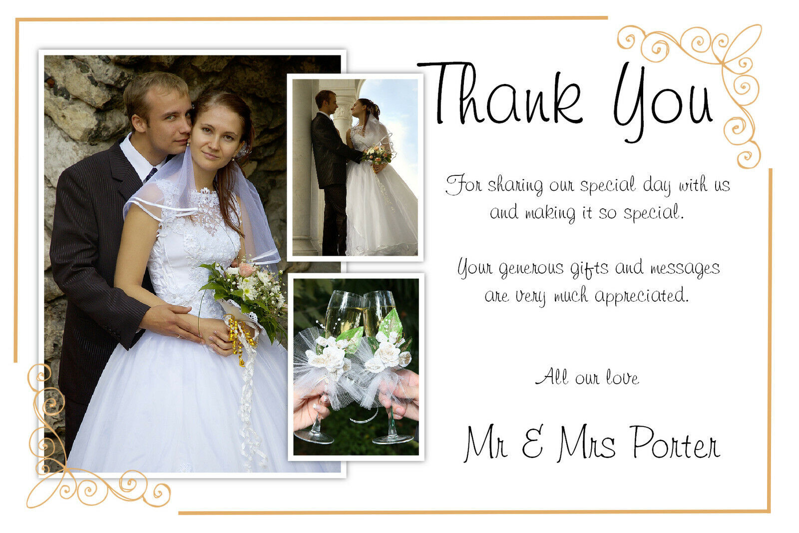 Thank You Notes For Wedding Gifts
 How should I word a thank you note for a t from someone