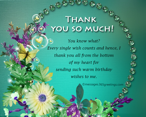 Thank You Quotes For Birthday Wishes
 Thank You Message For Birthday Wishes