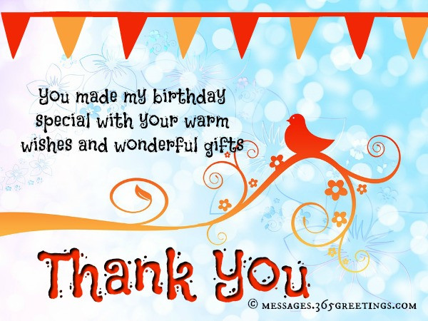 Thank You Quotes For Birthday Wishes
 Birthday Thank You Messages Thank You for Birthday Wishes
