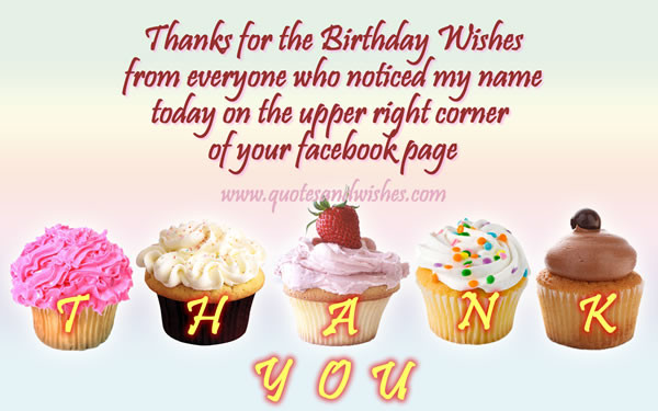 Thanks For The Birthday Wishes Quotes
 154 quotes Gratitude Sayings images about thank you Page 4