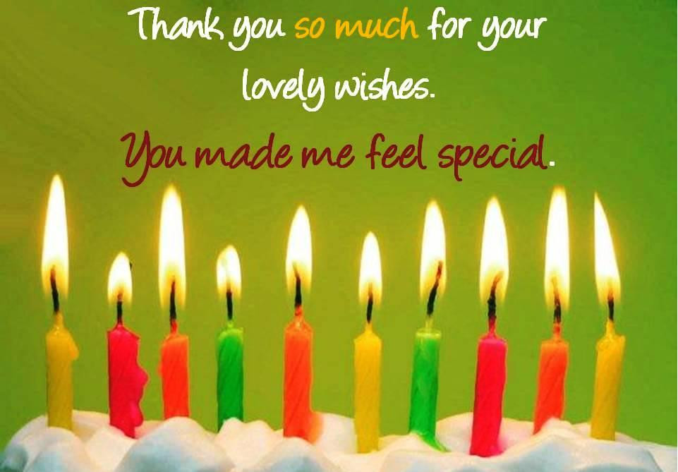 Thanks For The Birthday Wishes Quotes
 INTRADAY MOVERS Thank you so much for ur wishes