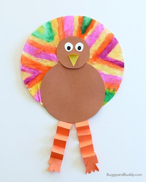 Thanksgiving Art Projects For Toddlers
 Coffee Filter Thanksgiving Craft Idea