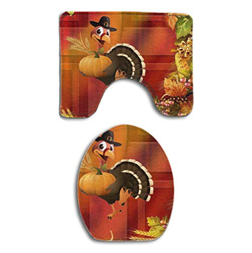 Thanksgiving Bathroom Set
 Amazon SWEET TANG Thanksgiving Funny Turkey Pumpkin 2