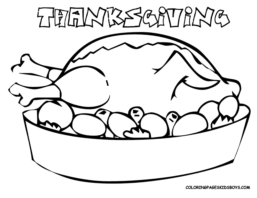 Thanksgiving Kids Coloring Pages
 Turkey coloring pages for kids