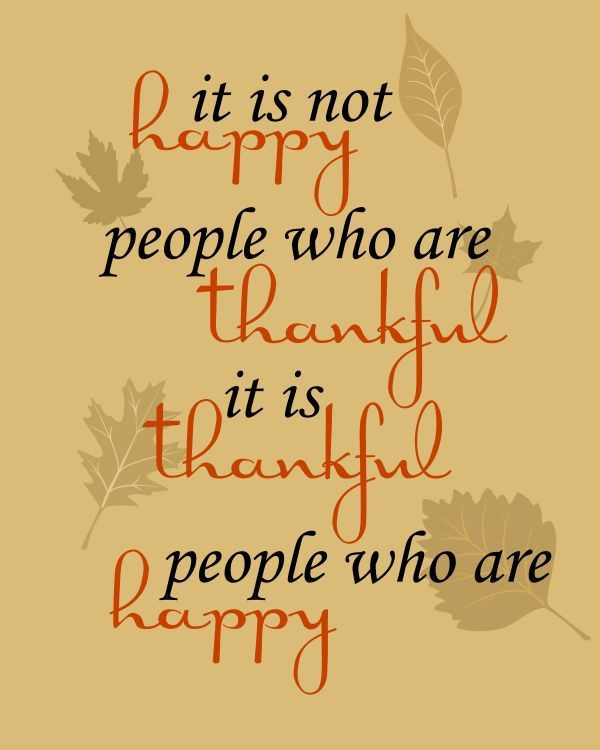 Thanksgiving Quotes Blessed
 Free Thankful Printable