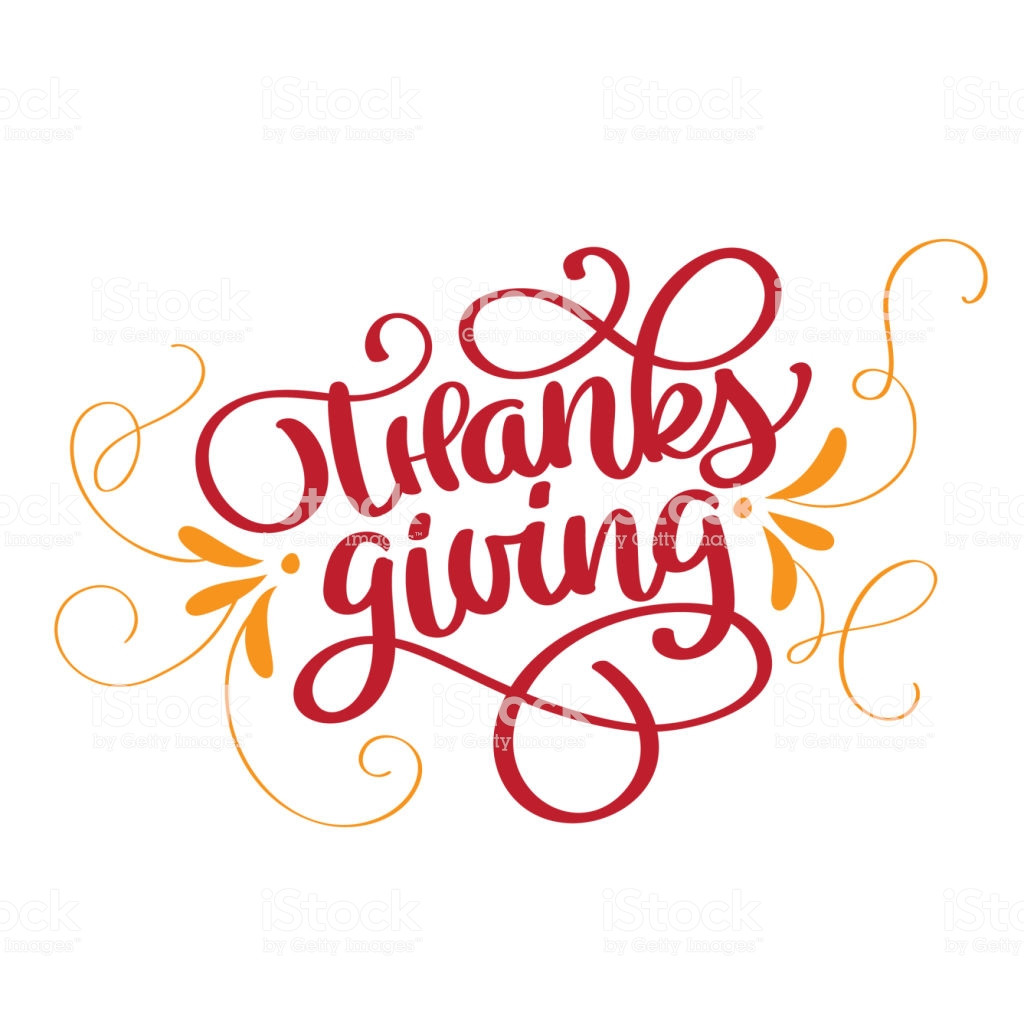 Thanksgiving Quotes Calligraphy
 Quote Happy Thanksgiving Calligraphy Lettering Text Hand