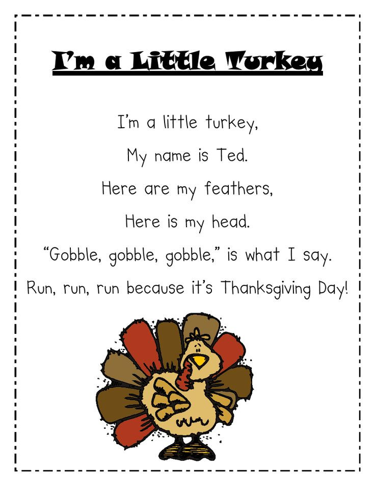 Thanksgiving Quotes Children
 I m a little turkey pdf Google Drive