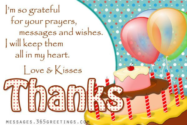 Thanksgiving Quotes For Birthday Wishes
 Birthday Thank You Messages Thank You for Birthday Wishes