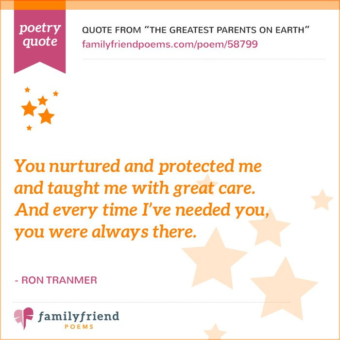 Thanksgiving Quotes For Parents
 Thank You Family Poems Appreciation Poems