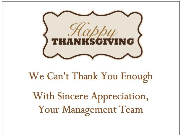 Thanksgiving Quotes For Work
 Thanksgiving Quotes For Employees QuotesGram