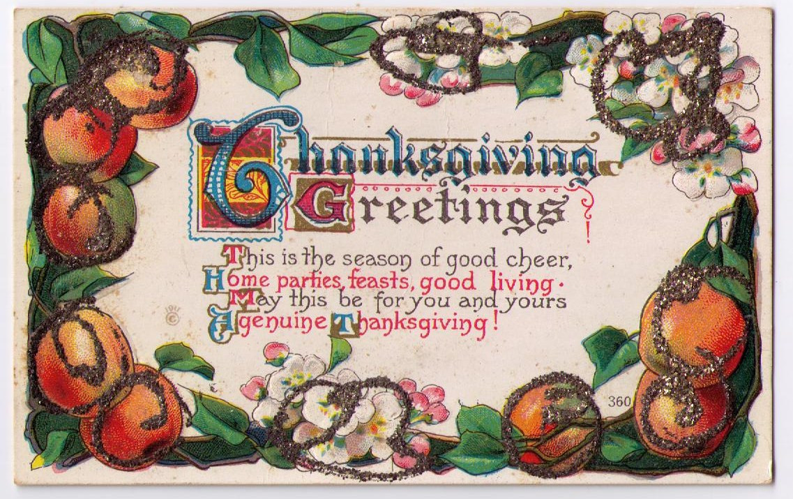 Thanksgiving Quotes Vintage
 Playle s Vintage Thanksgiving postcard Thanksgiving Greetings pre 1920 used Store Item