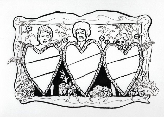 The Golden Girls Coloring Book
 Shade the Pines Ma with The Golden Girls Coloring Book