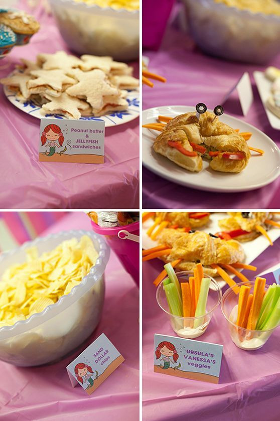 The Little Mermaid Party Food Ideas
 little mermaid party disney s version but still cute