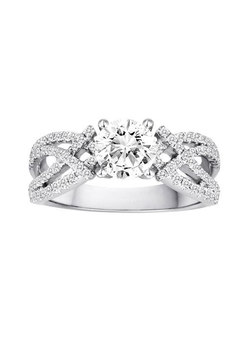 The Vow Wedding Ring
 The Vow DFWR4918 RD1 0W Wedding Ring The Knot