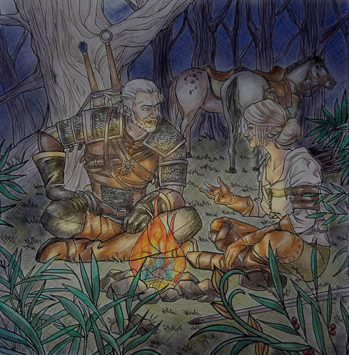 The Witcher Adult Coloring Book
 witcher adult coloring book
