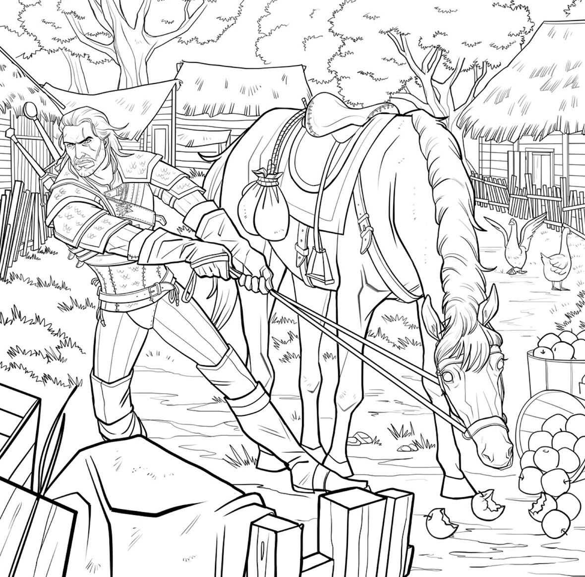 The Witcher Adult Coloring Book
 Leave Your Mark on the World of the Witcher Blog