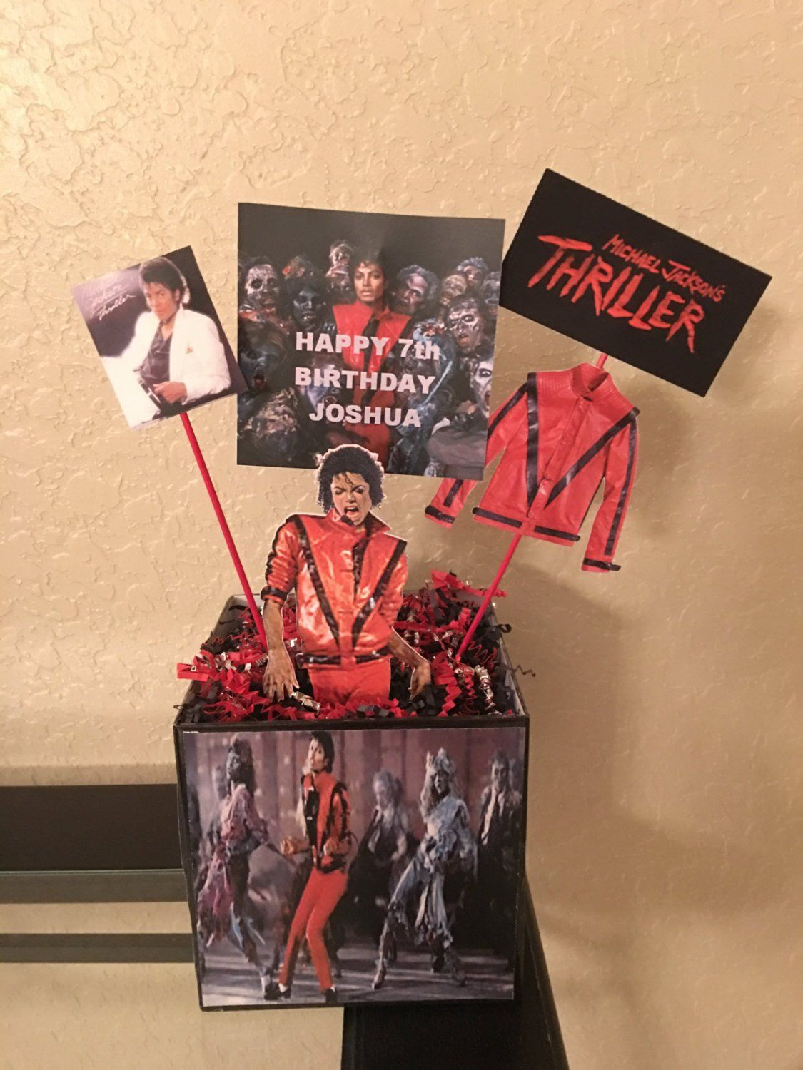 Thriller Halloween Party Ideas
 Michael Jackson Thriller Inspired Centerpiece Michael