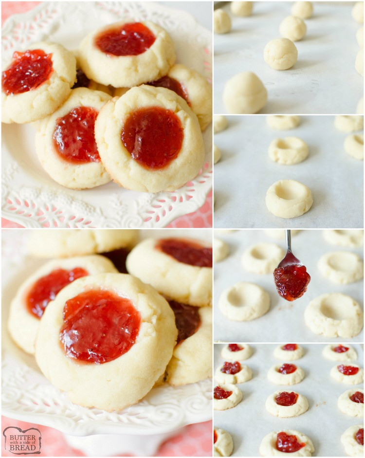 Thumbprint Jam Cookies
 EASY SOFT JAM THUMBPRINT COOKIES Butter with a Side of
