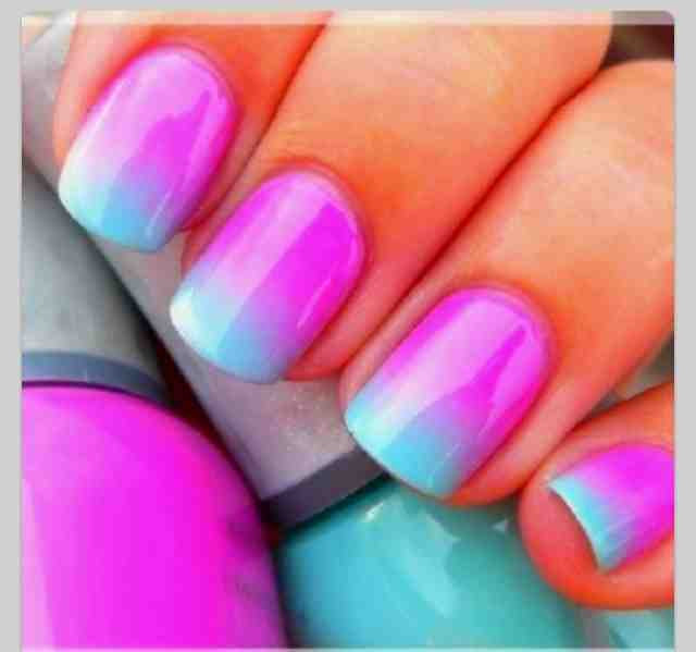 Tie Dye Nail Art
 Tween Styles How to do tie dye nail art