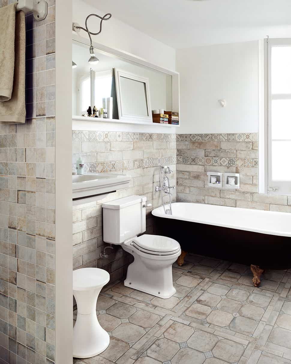 Tiles For Bathroom
 25 Beautiful Tile Flooring Ideas for Living Room Kitchen