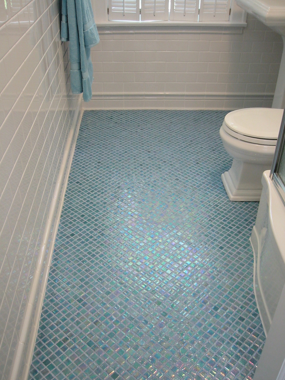 Tiles For Small Bathroom Floor
 Just Grand Original 1930 s Hall Bathroom Remodel