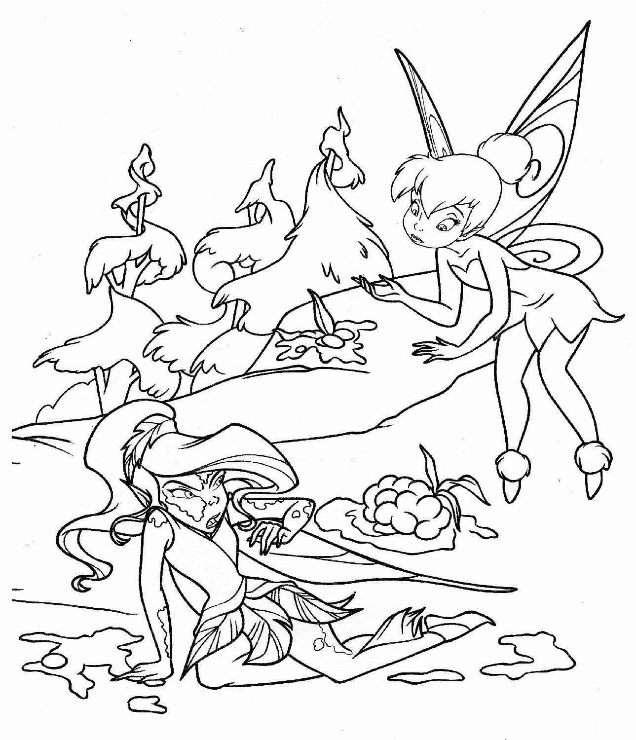 Tinker Bell Printable Coloring Pages
 Printable coloring pages
