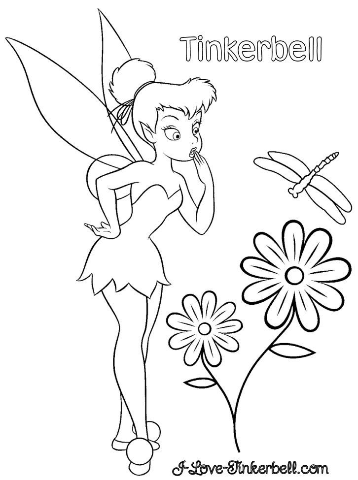 Tinker Bell Printable Coloring Pages
 Free Coloring Pages Tinkerbell Coloring Pages Printable