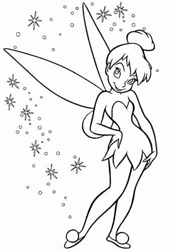 Tinker Bell Printable Coloring Pages
 coloring page to print