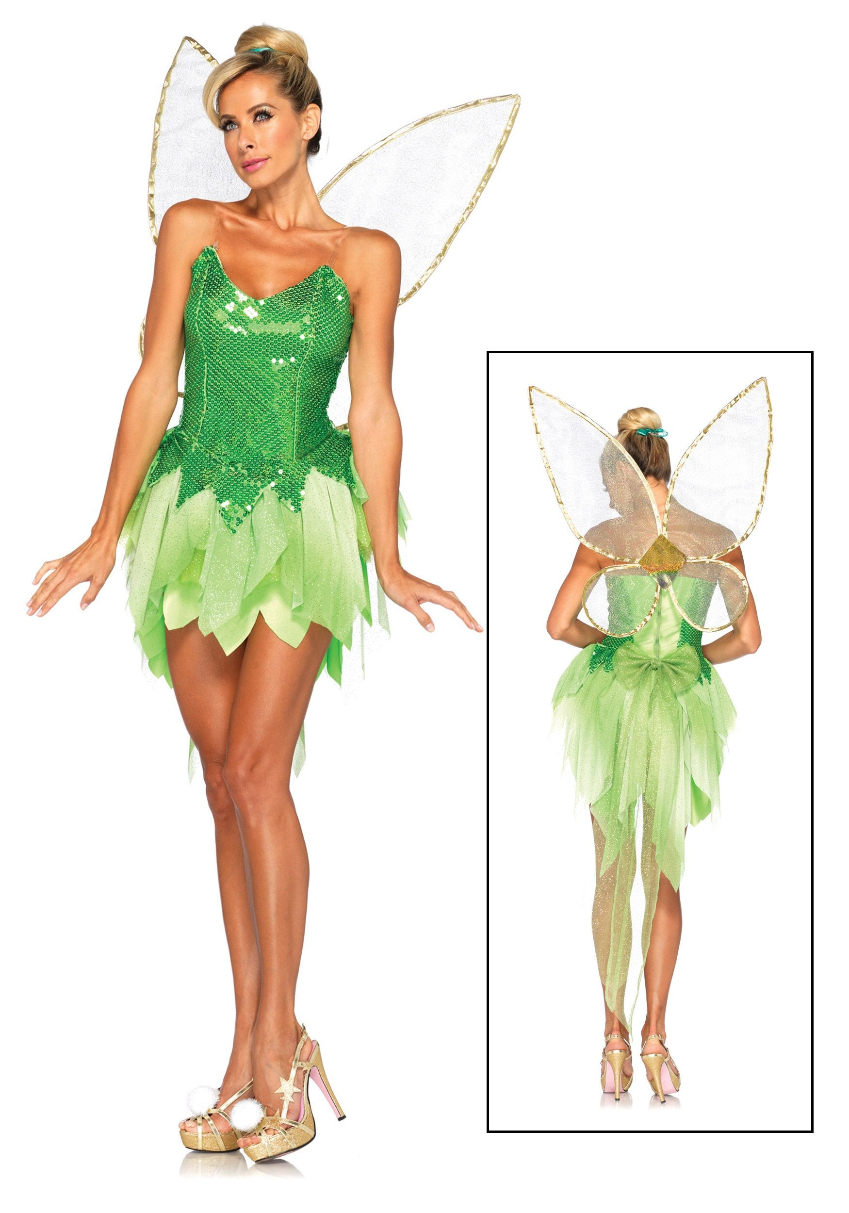 Tinkerbell Costume Adults DIY
 Womens Disney Pixie Dust Tink Costume in 2019