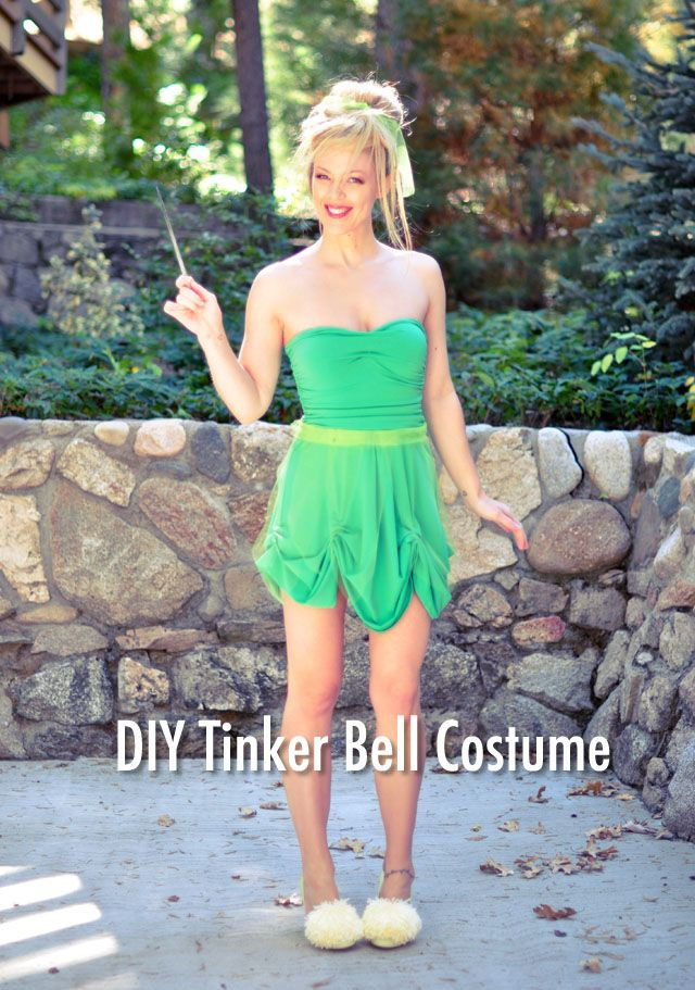 Tinkerbell Costume Adults DIY
 DIY Adult Tinker Bell Costume Trinity