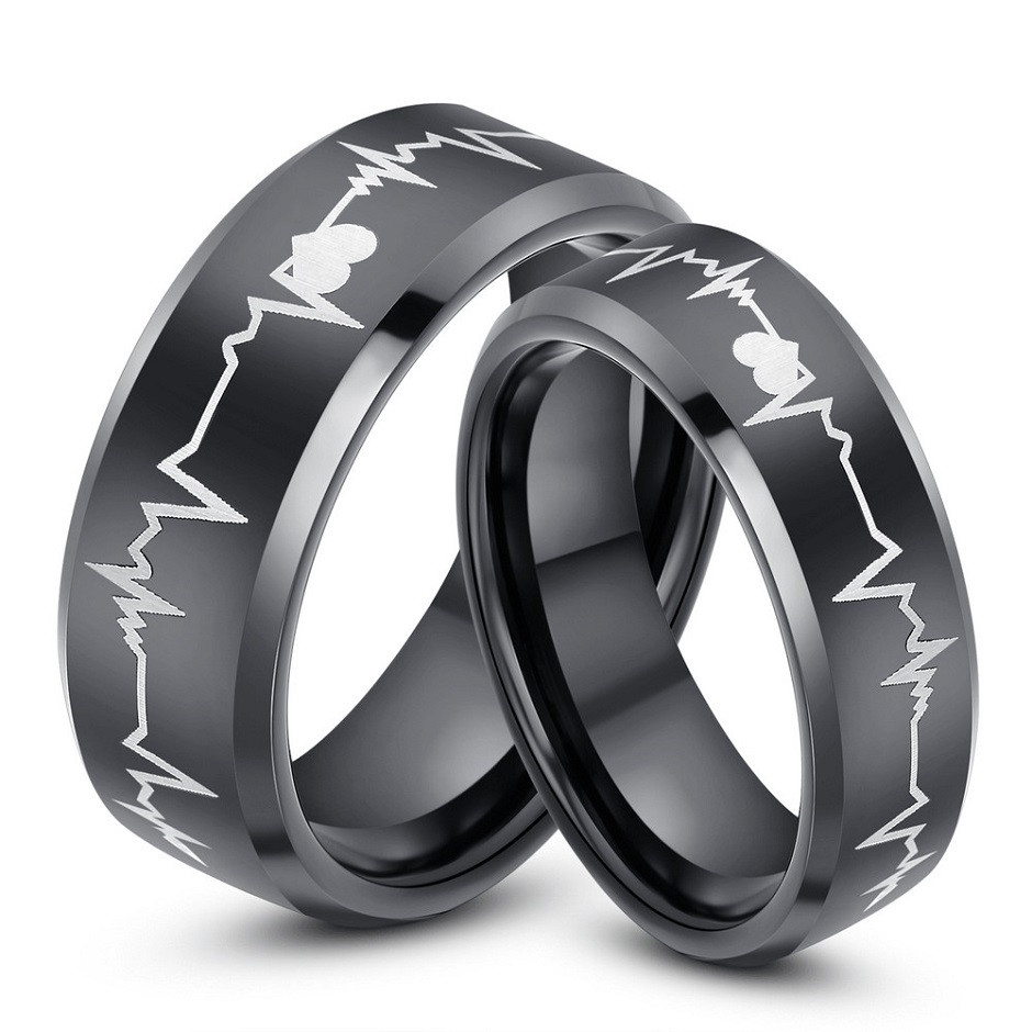 Titanium Matching Wedding Bands
 Unique Engagement Ring Designs Models For Men In 14k White